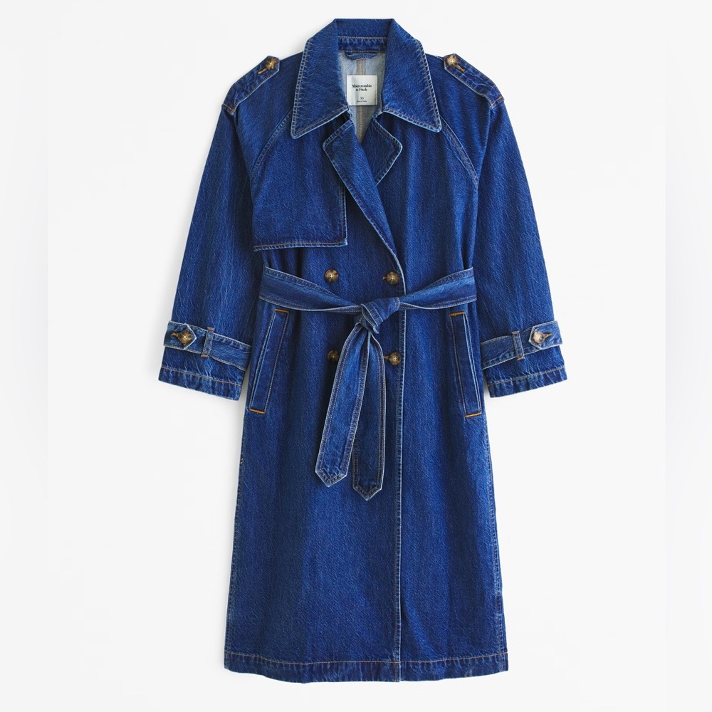 Abercrombie & Fitch Denim Trench